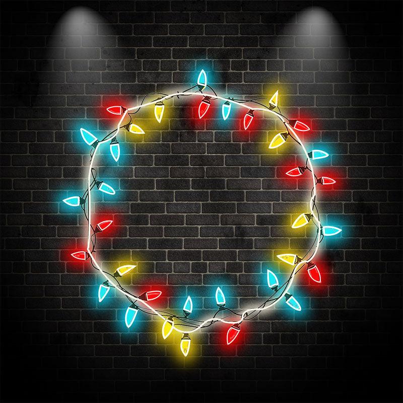 Gorgeous Colorful Round Strip neon signs Lights - Light up your space and create a festive atmosphere!