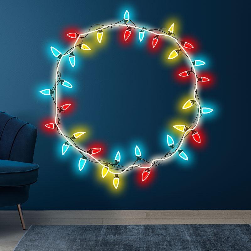 Gorgeous Colorful Round Strip neon signs Lights - Light up your space and create a festive atmosphere!