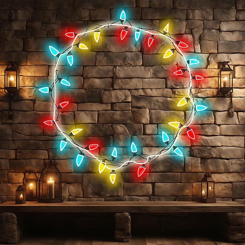 Gorgeous Colorful Round Strip neon signs Lights - Light up your space and create a festive atmosphere!