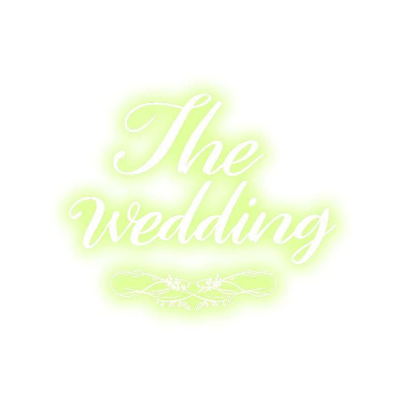 Personalized Wedding Neon Light – Custom Name & Color LED Decoration