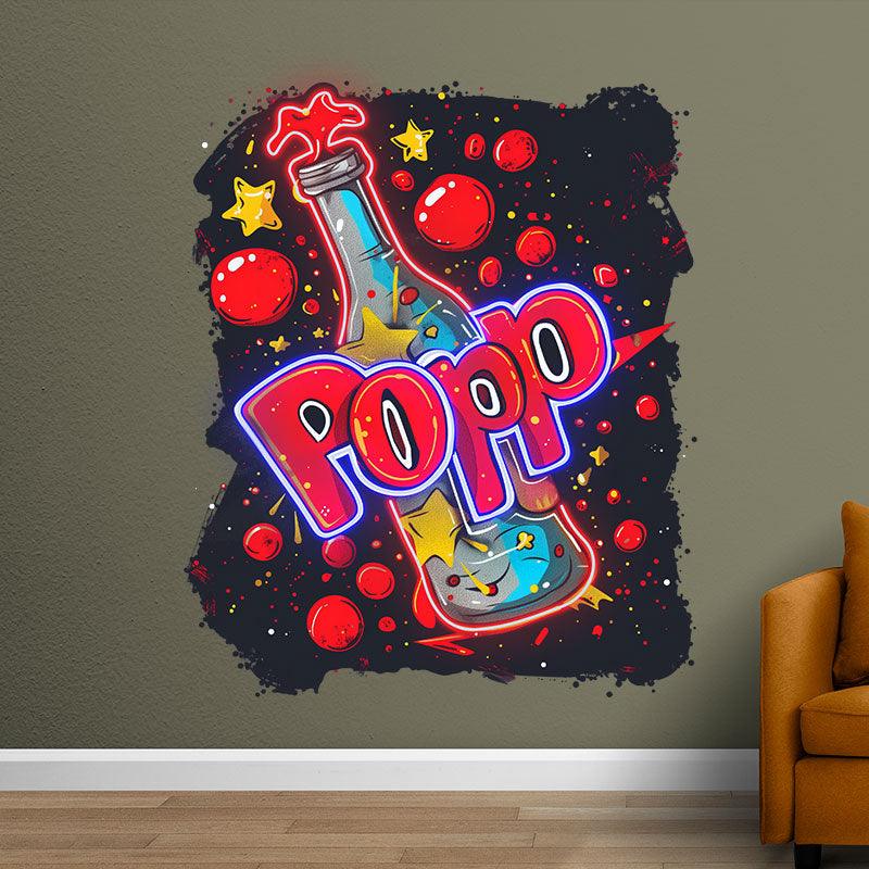 Festive atmosphere POP wine bottle LED neon neon signs light - Red Bubble Decoration Light | Creative Home, Party, Celebration Gifts