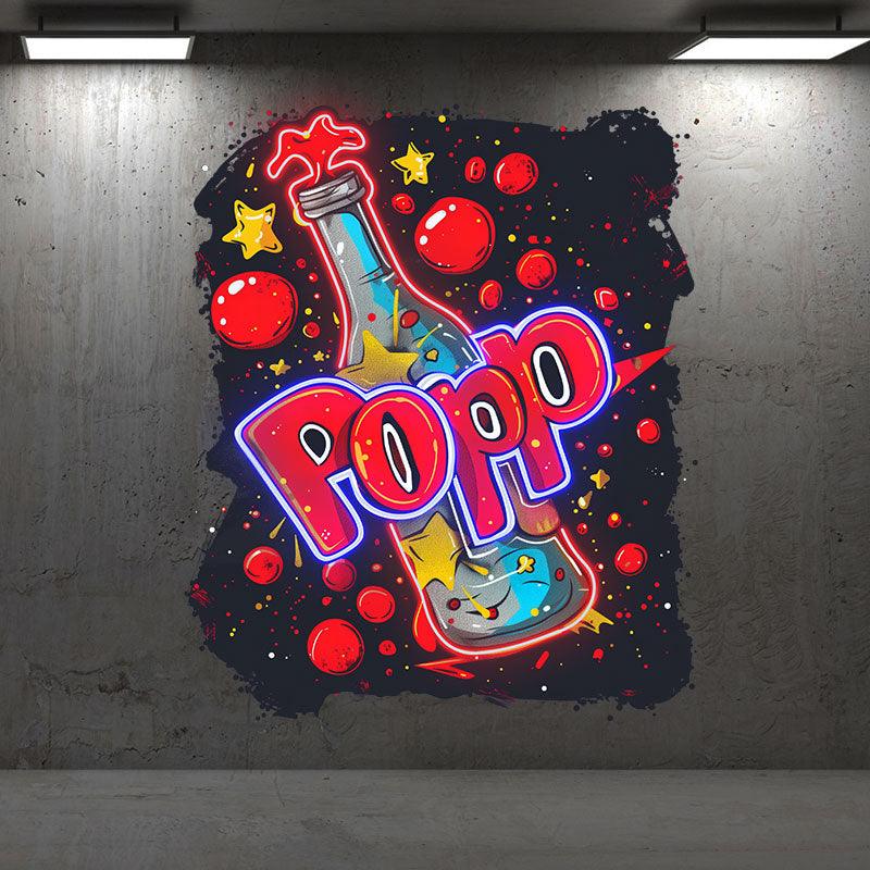 Festive atmosphere POP wine bottle LED neon neon signs light - Red Bubble Decoration Light | Creative Home, Party, Celebration Gifts