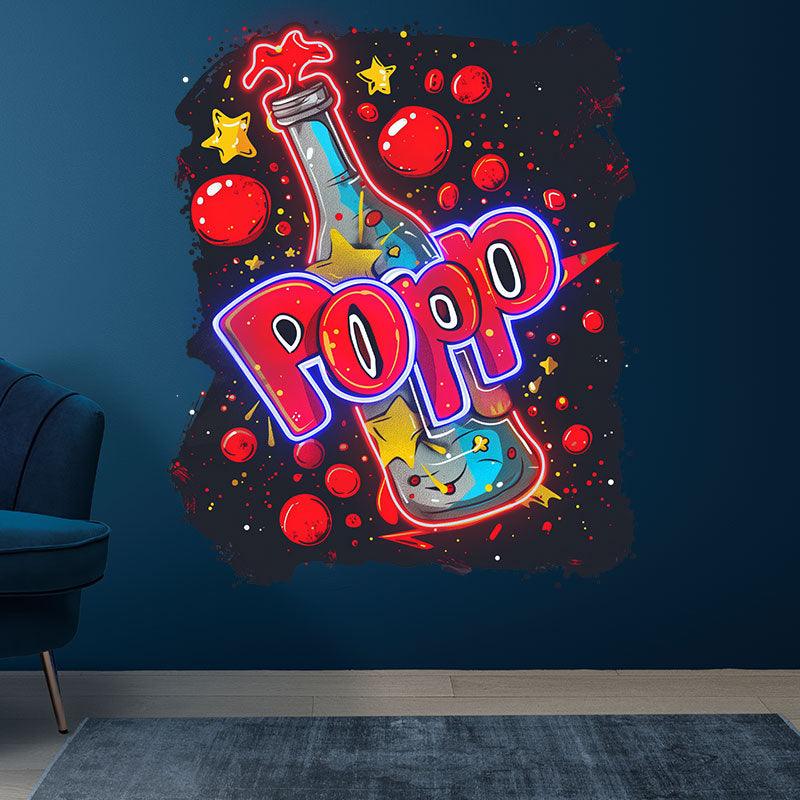 Festive atmosphere POP wine bottle LED neon neon signs light - Red Bubble Decoration Light | Creative Home, Party, Celebration Gifts