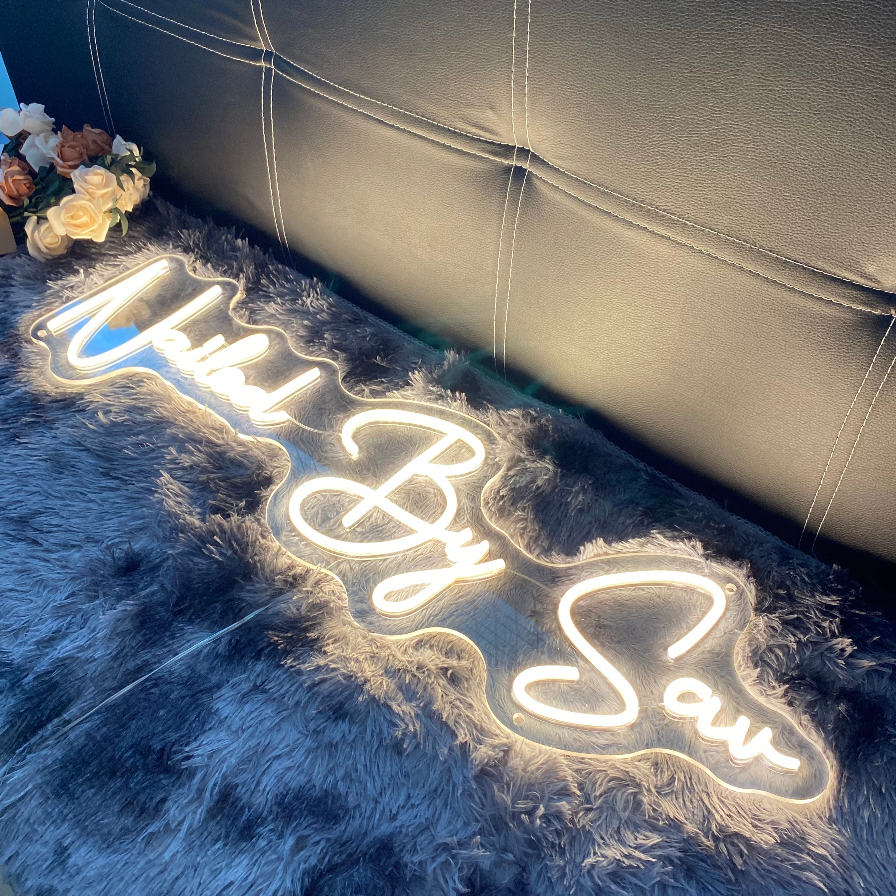 Premium LED Neon Sign for Nail Bar – Modern and Durable Design