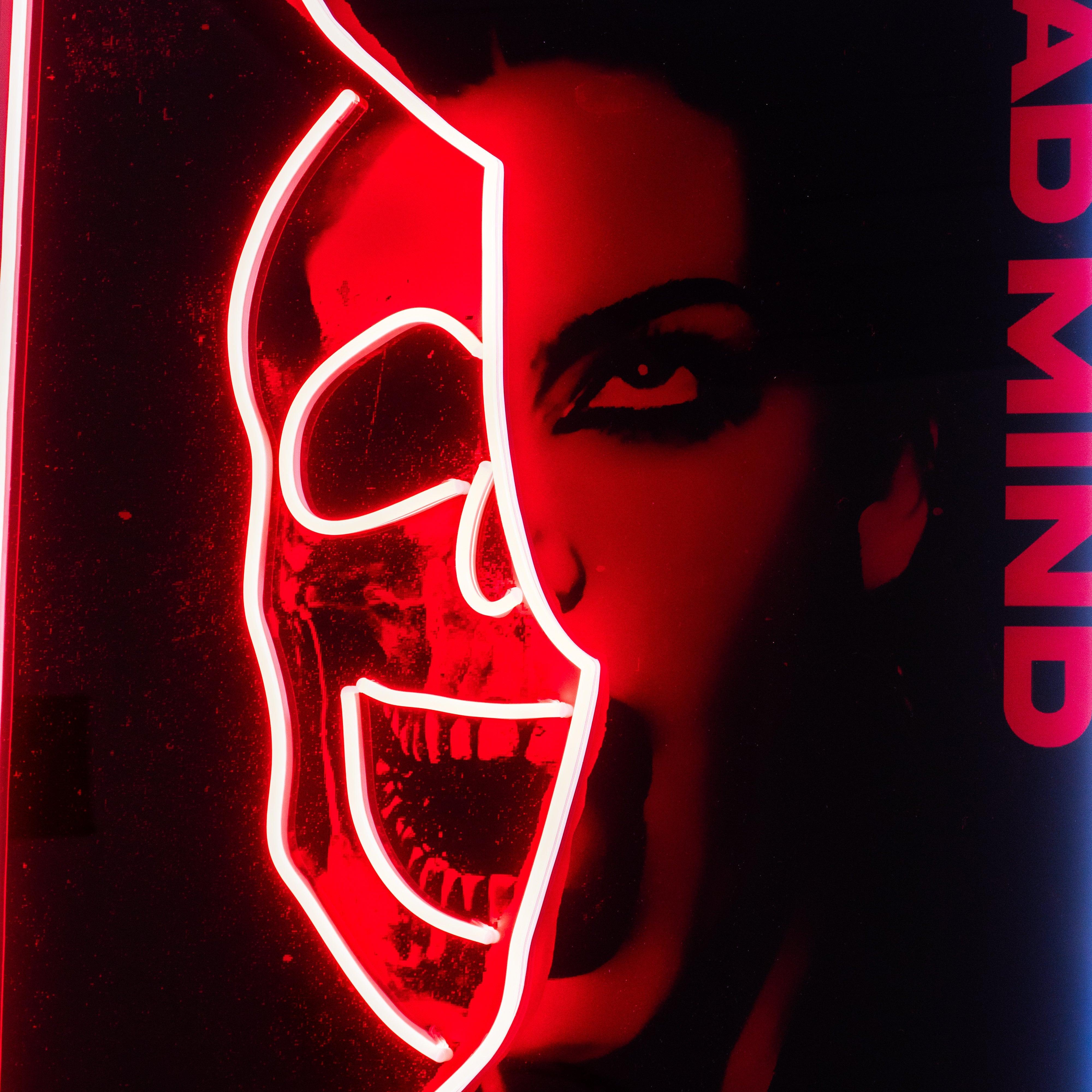 Hidden Mad Mind Collapse Art LED Neon Sign Light Pop Art