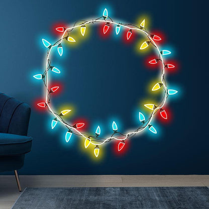Gorgeous Colorful Round Strip  neon signs Lights - Light up your space and create a festive atmosphere!