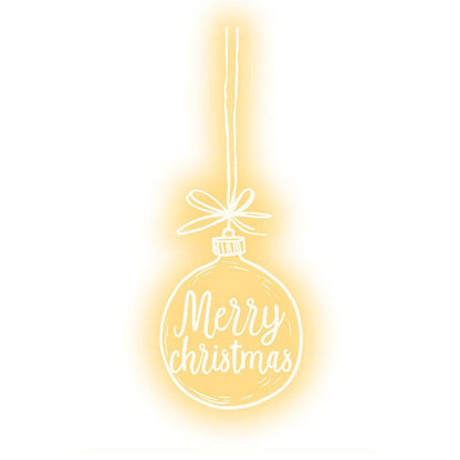 Merry Christmas Bulb neon signs- Lighting up the festive atmosphere and conveying warm blessings