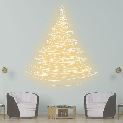 Wire Harness Christmas Tree Decoration neon signs | Creative LED Lights for Holiday Magic