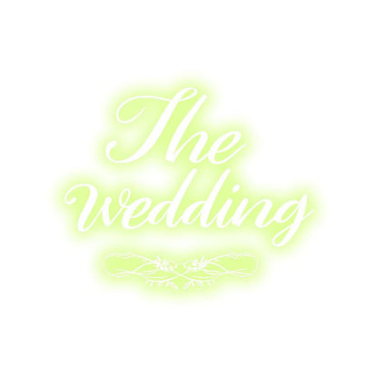 Personalized Wedding Neon Light – Custom Name & Color LED Decoration
