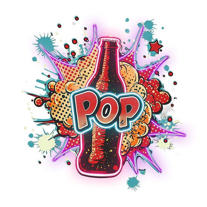 Pop Vapor Neon Light – Colorful Smoke LED Art for Home & Party Decoration