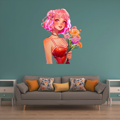 Art Painting Girls Neon Sign, Japanese Anime Style Girl Neon, Custom Gifts, Bar Decor, Wall Art Decor, Perfect for Photoshoots