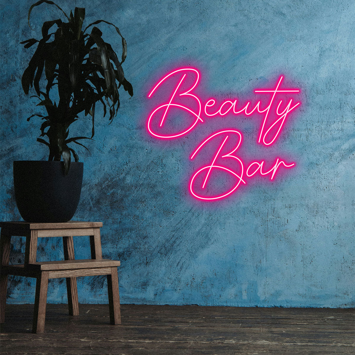 Vibrant Pink Custom Beauty Bar LED Neon Light,Perfect for Decorating Beauty Salons, Makeup Studios and Adding Glamour to Home Vanity Areas