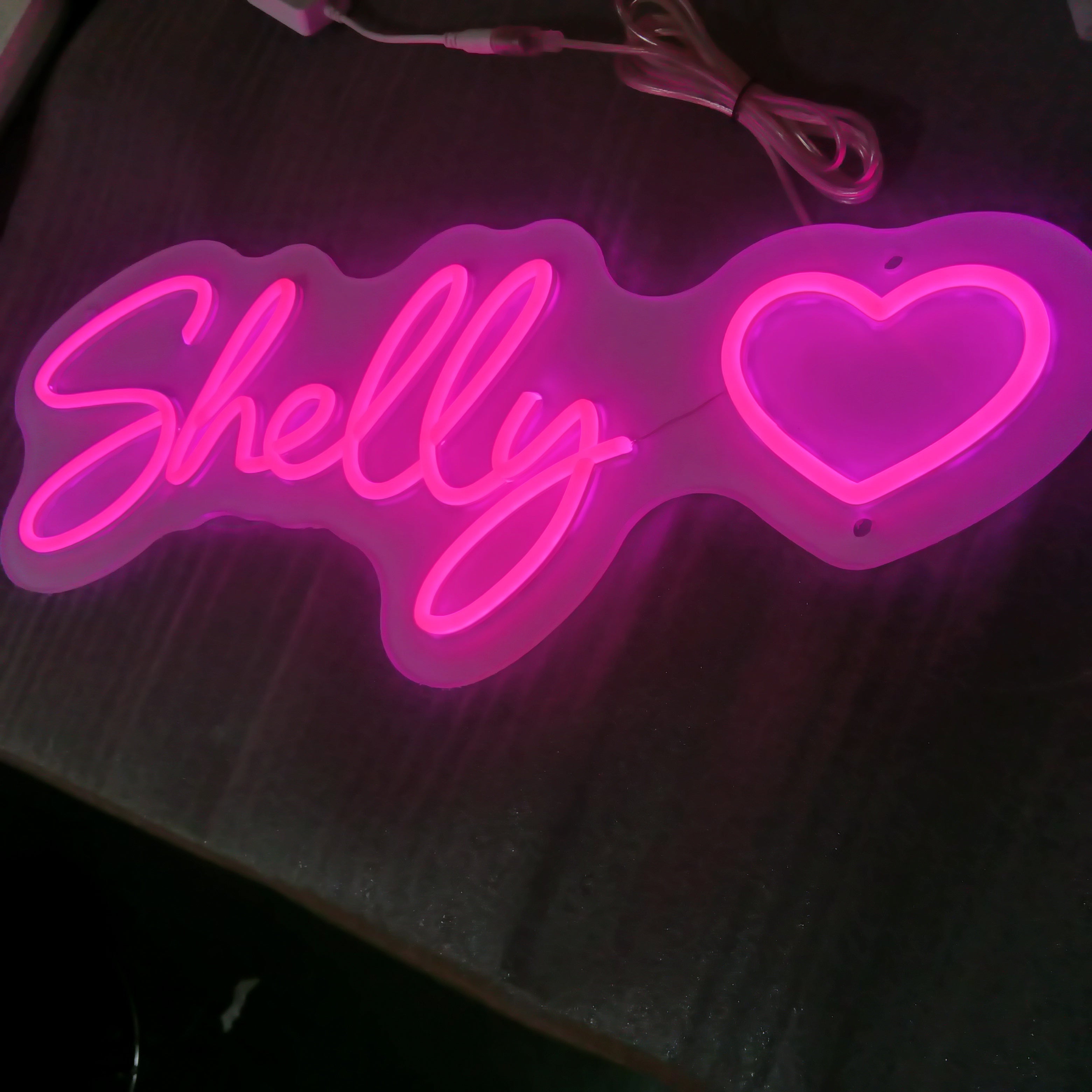 shelly  neon sign