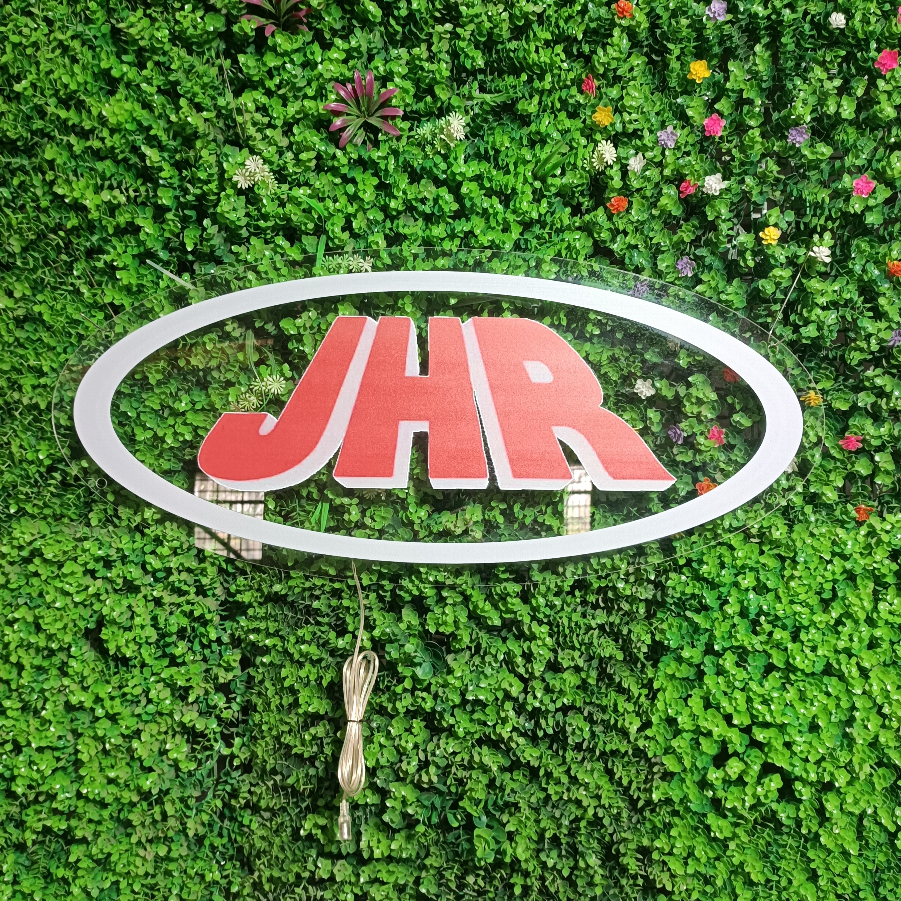 LED Acrylic Sign Business Beauty Nails Hair Studio Logo 3D Backlit Company Name Plate Salon LED Neon Light Acrylic Indoor & Outdoor Sign