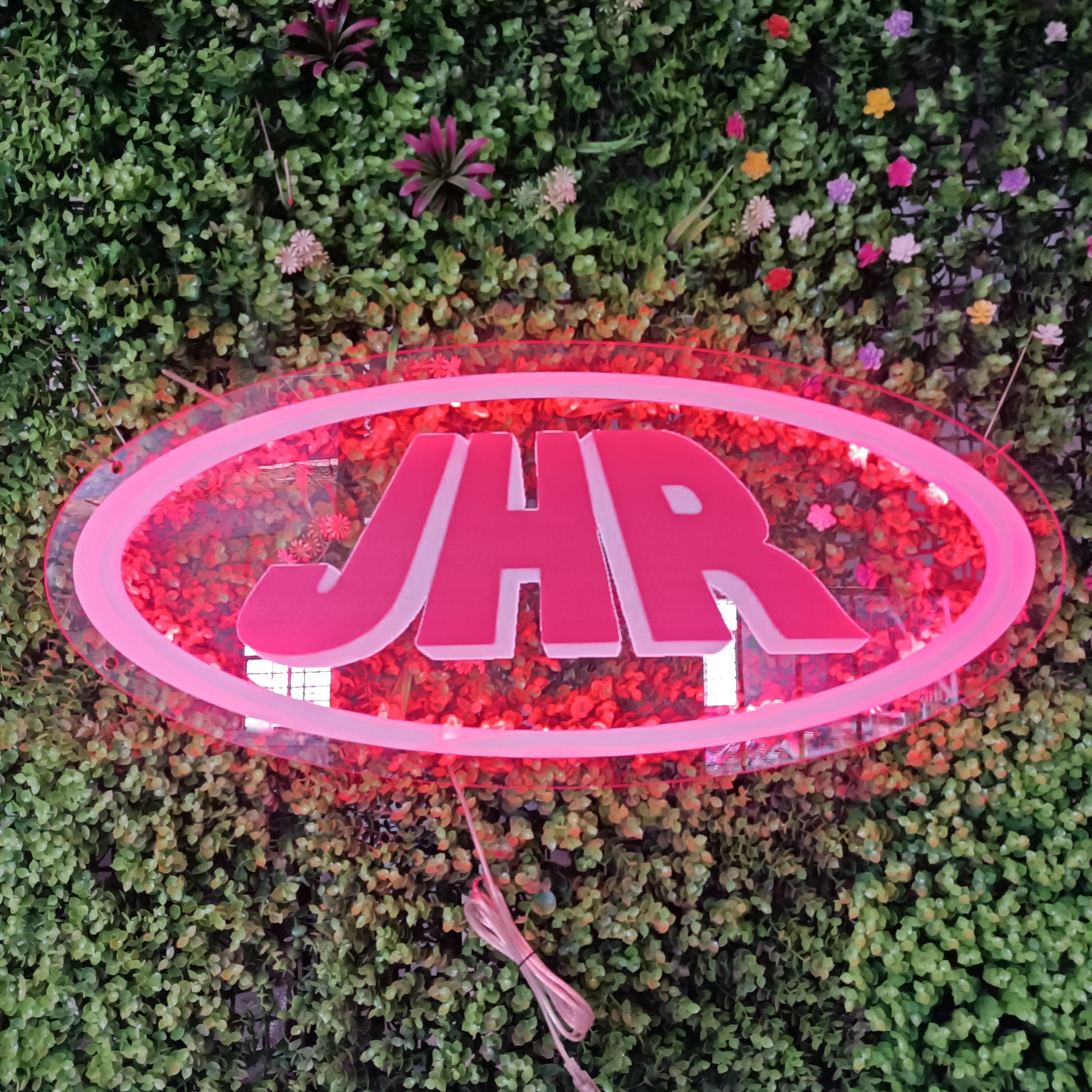 LED Acrylic Sign Business Beauty Nails Hair Studio Logo 3D Backlit Company Name Plate Salon LED Neon Light Acrylic Indoor & Outdoor Sign