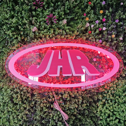 LED Acrylic Sign Business Beauty Nails Hair Studio Logo 3D Backlit Company Name Plate Salon LED Neon Light Acrylic Indoor & Outdoor Sign
