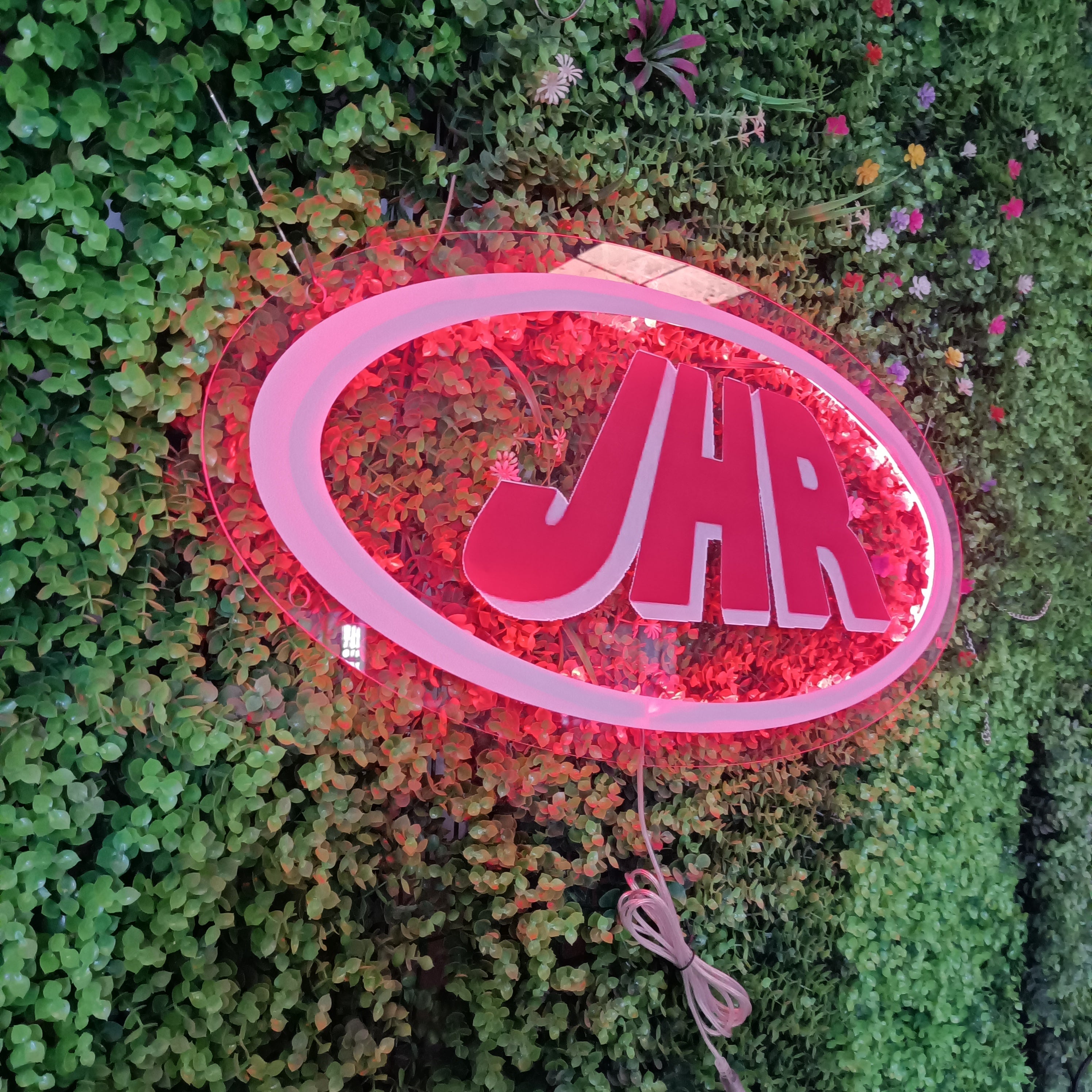 LED Acrylic Sign Business Beauty Nails Hair Studio Logo 3D Backlit Company Name Plate Salon LED Neon Light Acrylic Indoor & Outdoor Sign