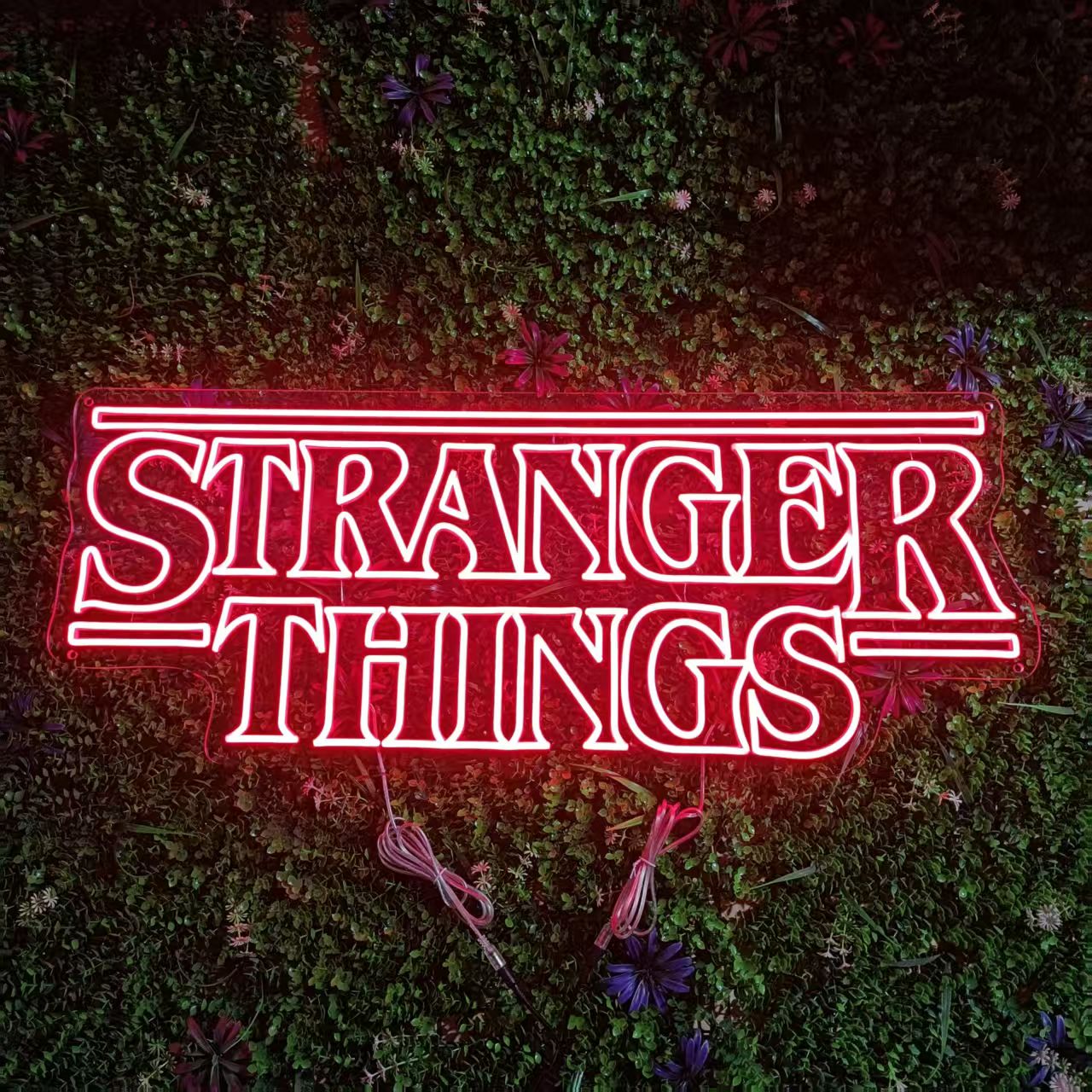 Stranger Things Neon Sign – Retro LED Light for Wall Decor, Perfect for TV Show Fans, Bedroom, Game Room, Party Decoration