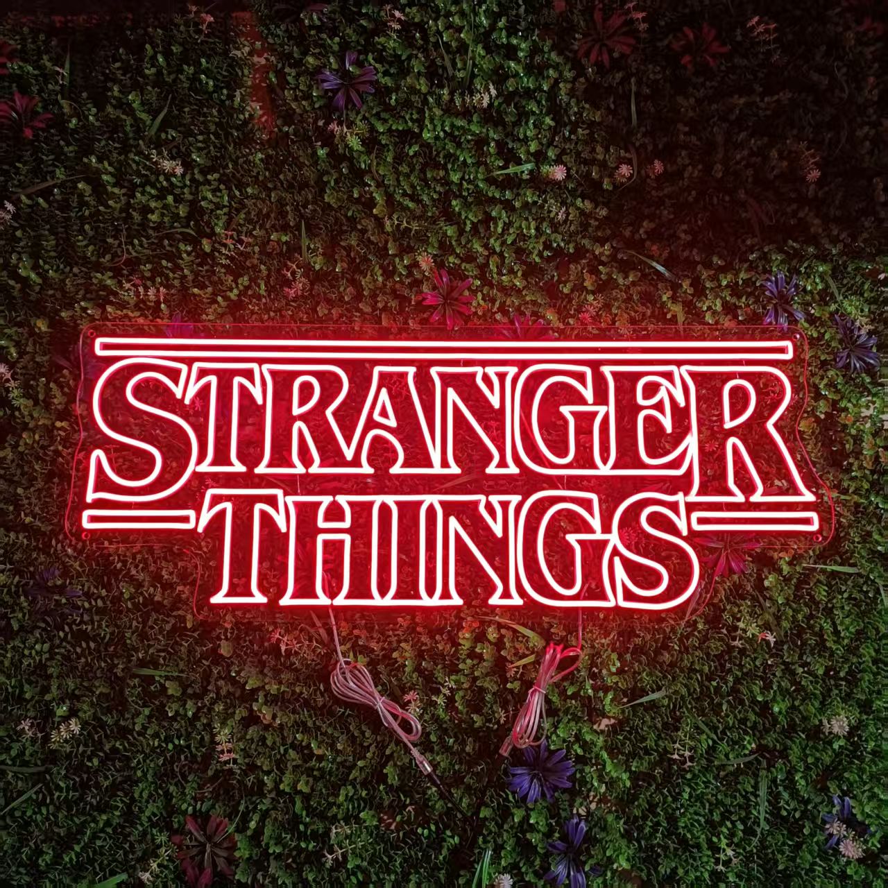 Stranger Things Neon Sign – Retro LED Light for Wall Decor, Perfect for TV Show Fans, Bedroom, Game Room, Party Decoration