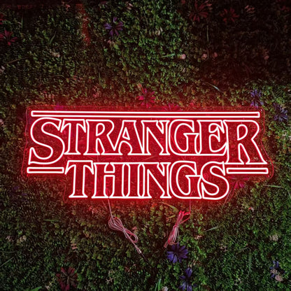 Stranger Things Neon Sign – Retro LED Light for Wall Decor, Perfect for TV Show Fans, Bedroom, Game Room, Party Decoration