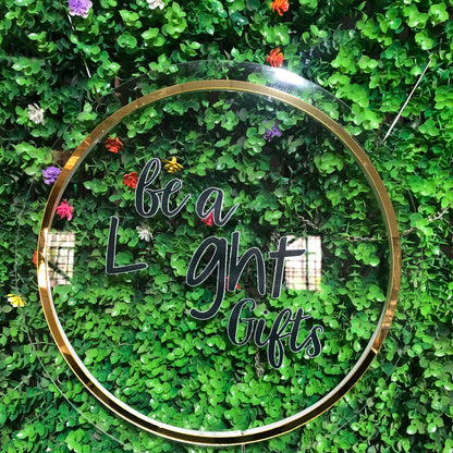 Custom Business Logo 3D Beauty Nails Hair Studio Acrylic Signs 3D Backlit Signs Custom Company Name LED Neon Light Acrylic signs