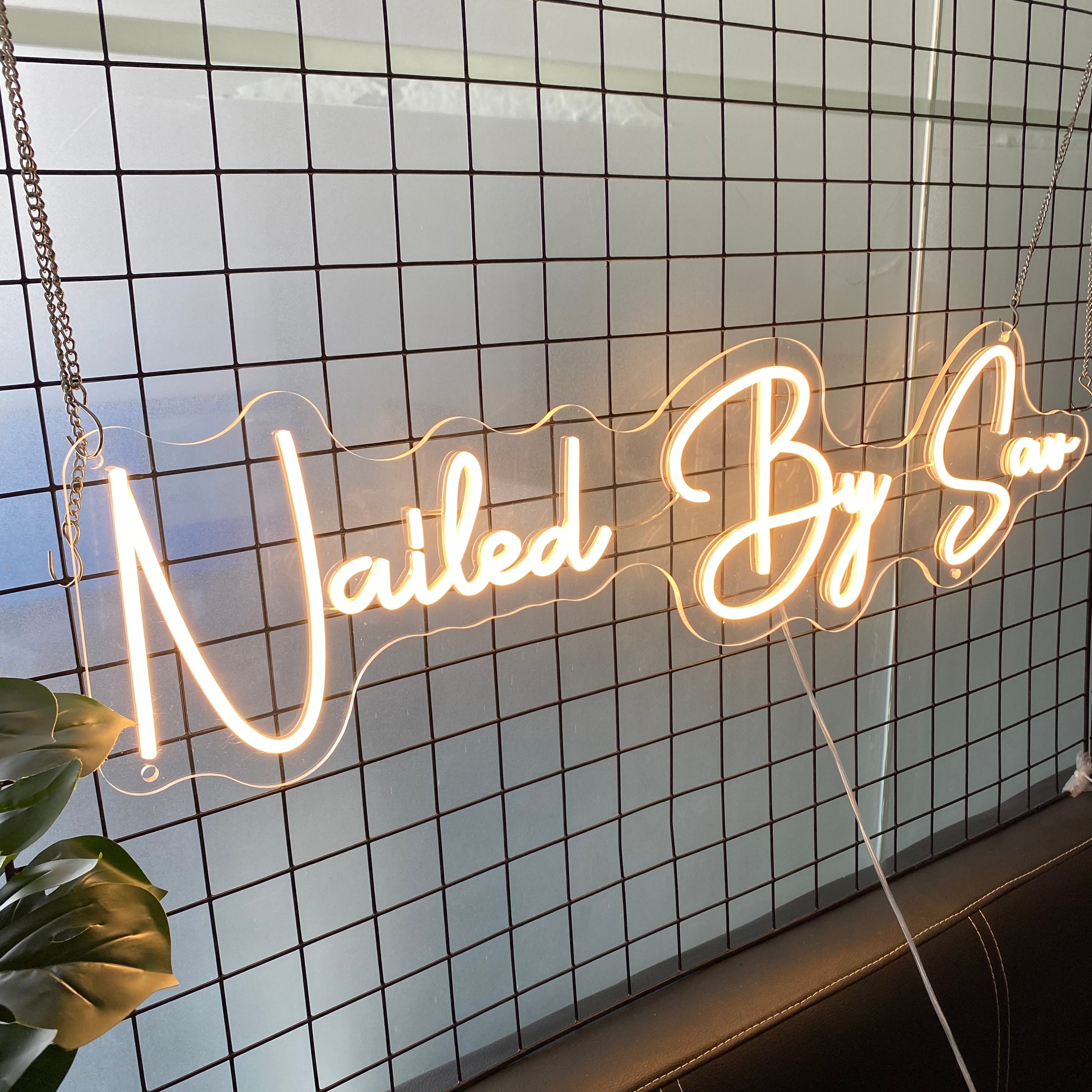 Premium LED Neon Sign for Nail Bar – Modern and Durable Design