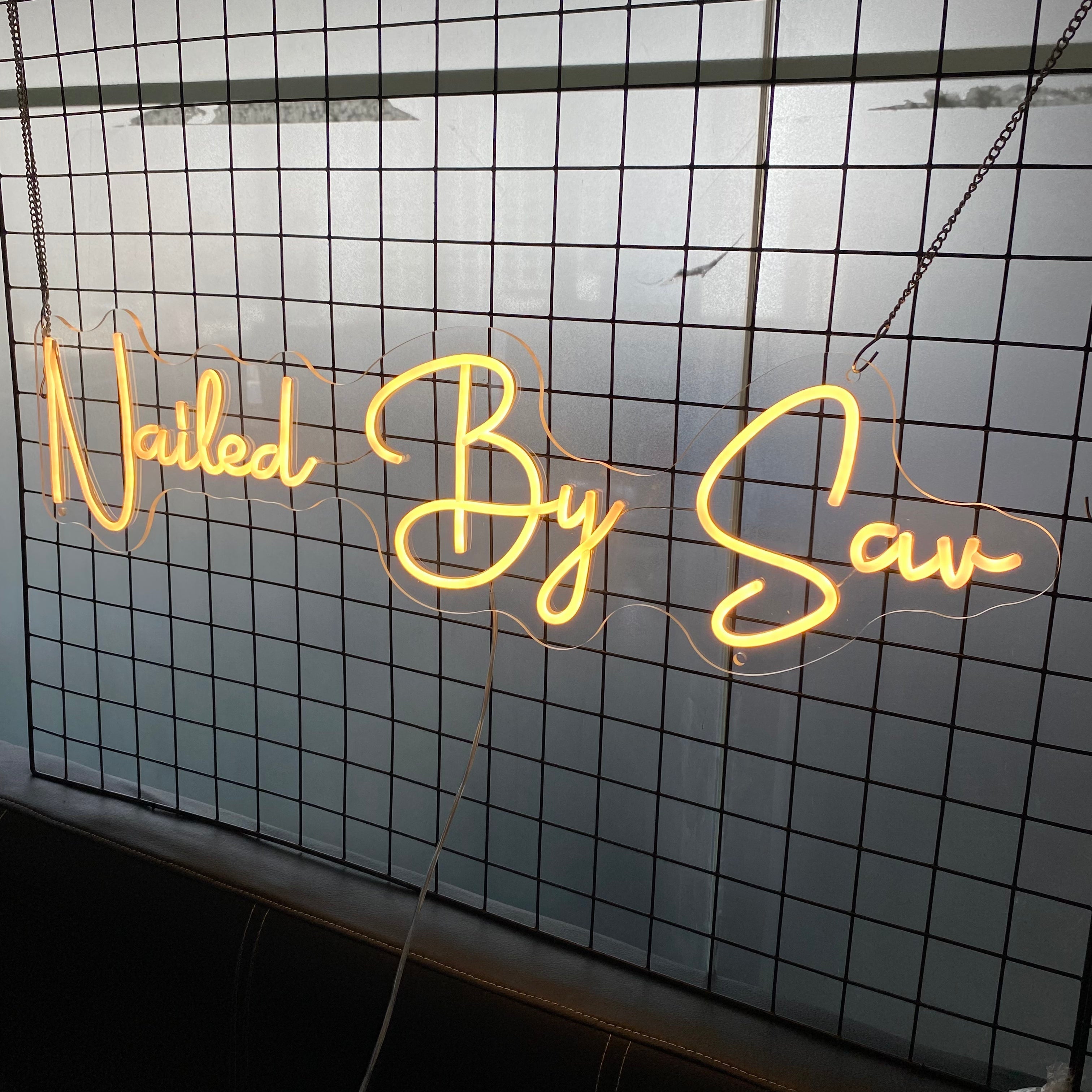 Premium LED Neon Sign for Nail Bar – Modern and Durable Design