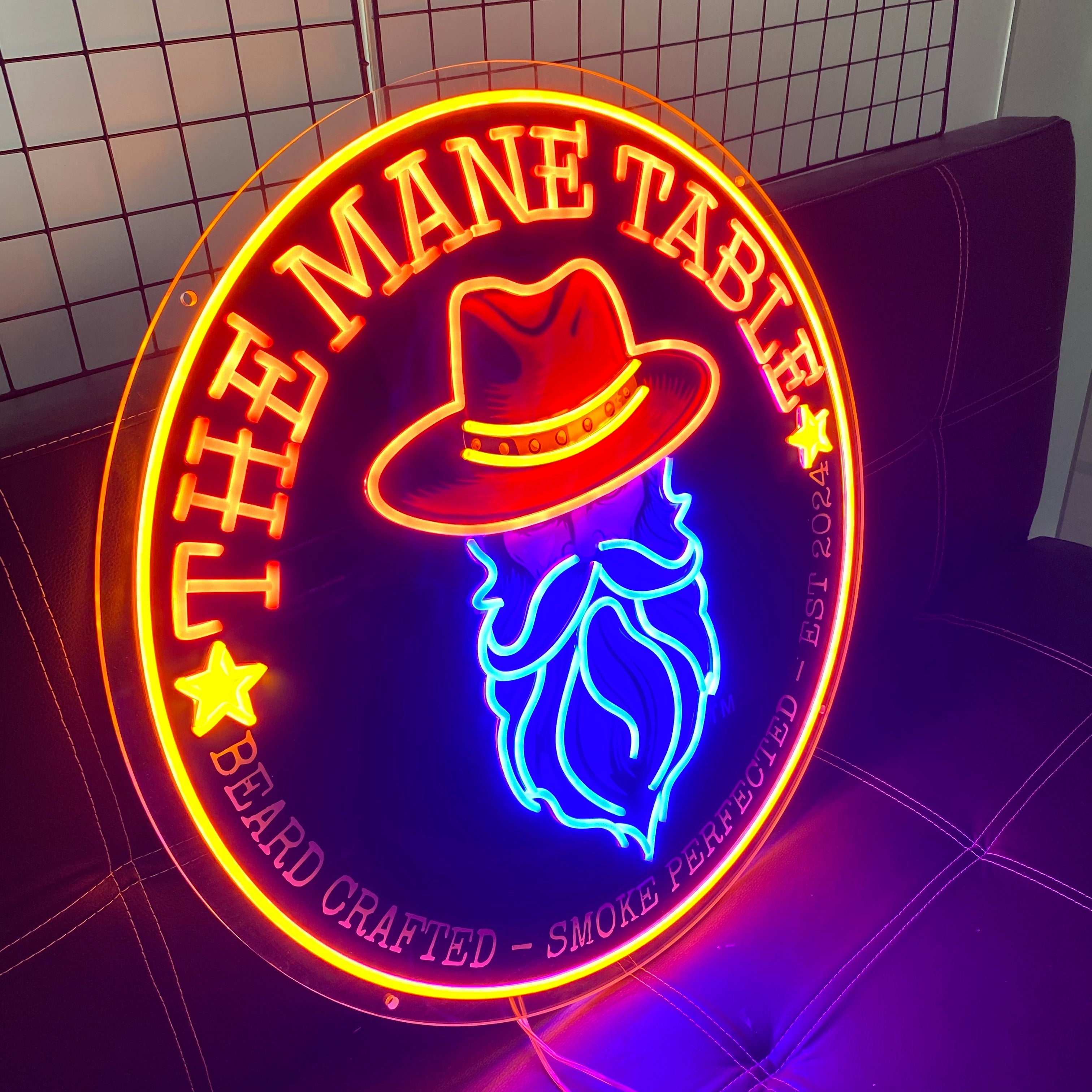 catching neon sign,Neon Light for commercial spaces, barbershops, smoking lounges, man caves,Home Wall Decorations