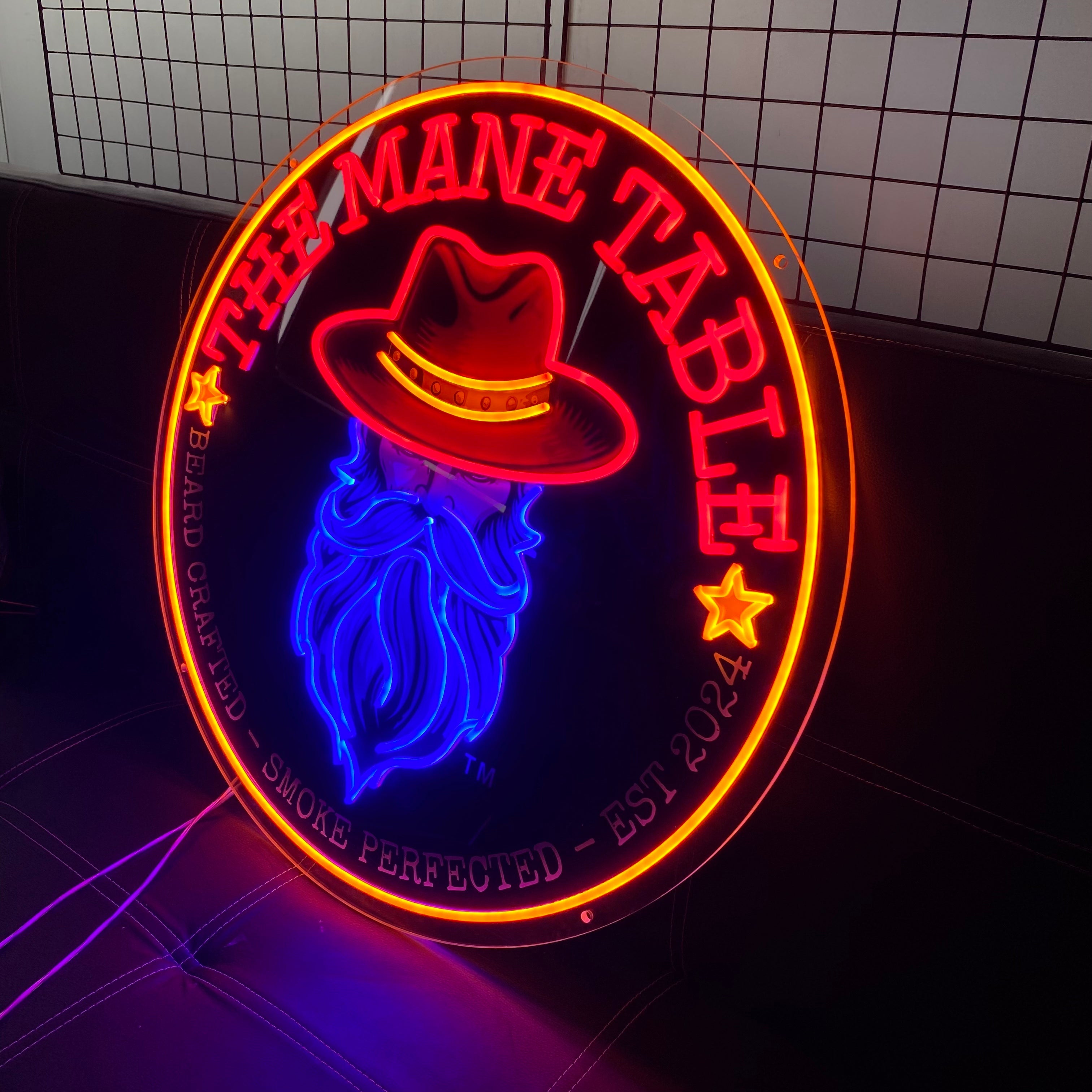 catching neon sign,Neon Light for commercial spaces, barbershops, smoking lounges, man caves,Home Wall Decorations