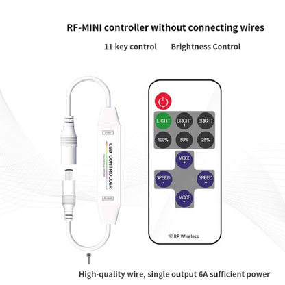 Remote Dimmer DC 12-24V Output 6A  Led Controller