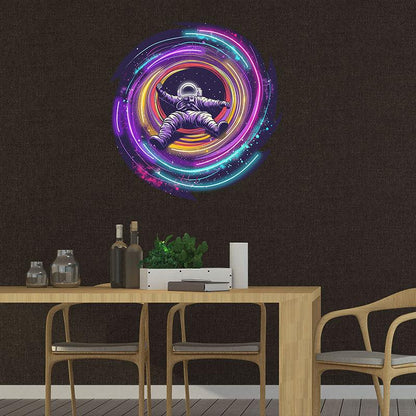 Galactic Adventure: Astronaut Neon signs  Light - Stunning LED Display of Interstellar Travel