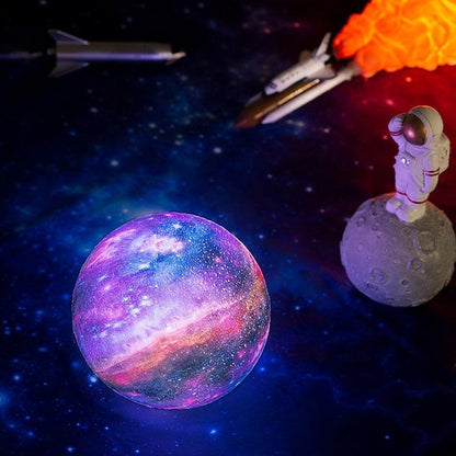 3D Planet Moon Lamp