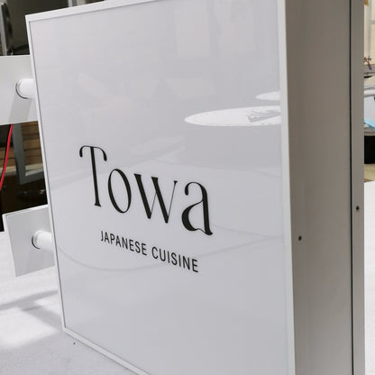 Durable Light Boxes Outdoor Illuminated Blade Sign Shop Front Hanging Metal Led Light Box Sign