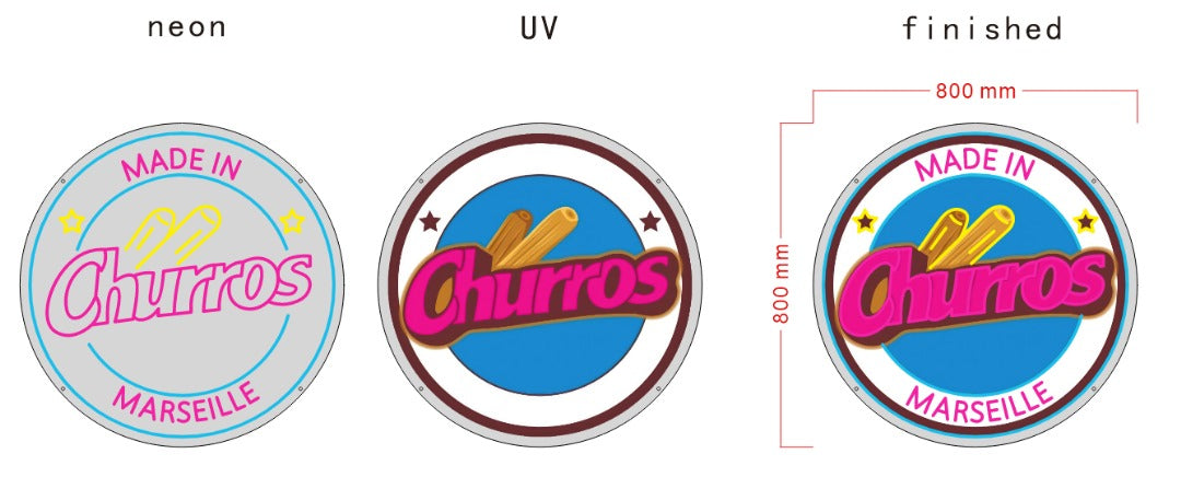 2pcs churros