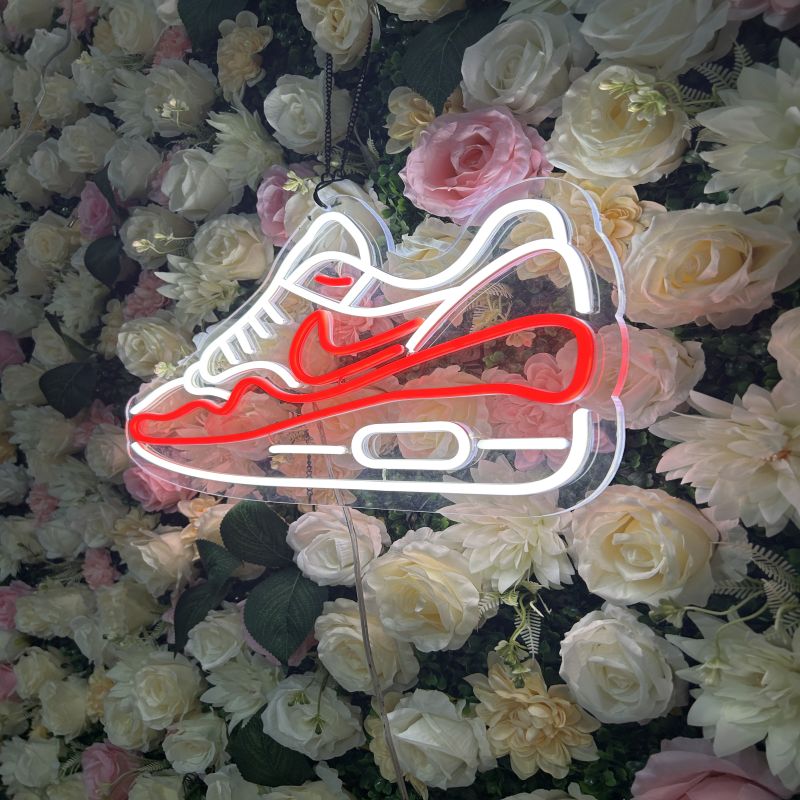 Sneaker Neon Sign - Custom LED Shoe Wall Light for Sneakerheads, Bedroom Decor, Game Room, Man Cave, Store Display