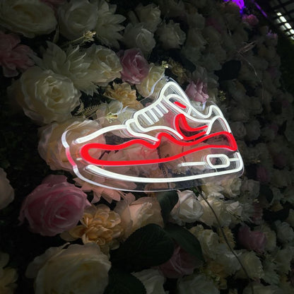 Sneaker Neon Sign - Custom LED Shoe Wall Light for Sneakerheads, Bedroom Decor, Game Room, Man Cave, Store Display