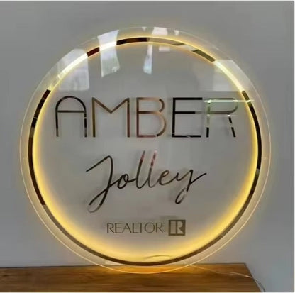Customized Golden Stainless Steel 3D Metal Name Sign Business Letter Logo Gold Electronic Channel Letter