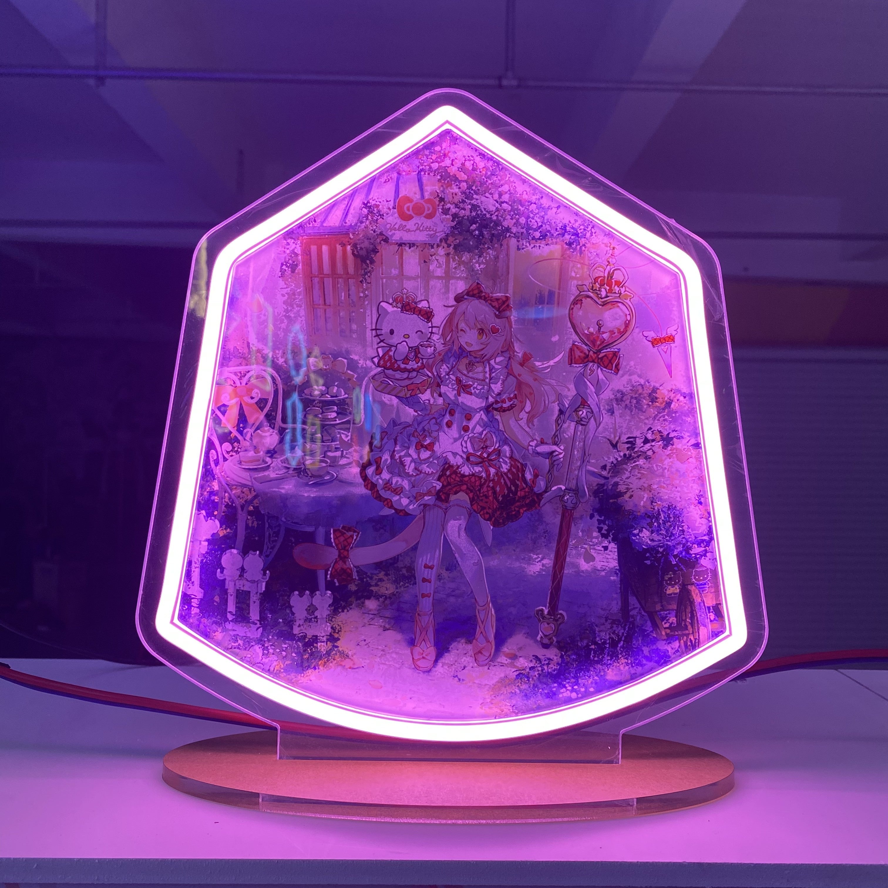 Anime Neon Sign | Kawaii Aesthetic LED Light for Room Decor | Cute Anime Girl Wall Art