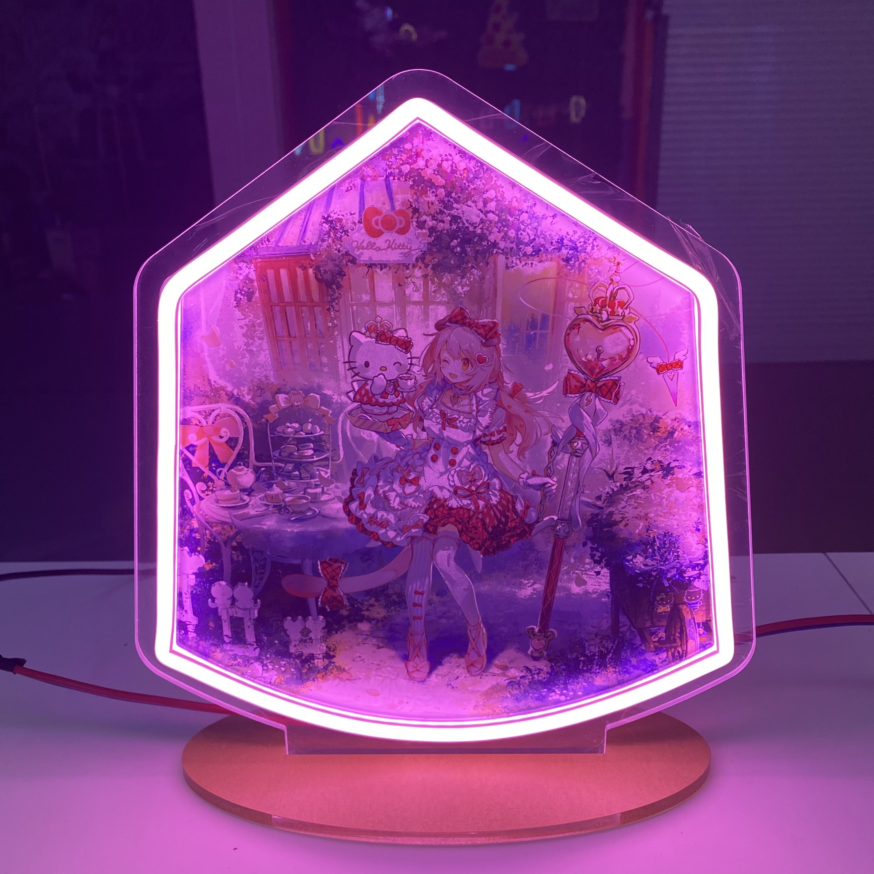 Anime Neon Sign | Kawaii Aesthetic LED Light for Room Decor | Cute Anime Girl Wall Art