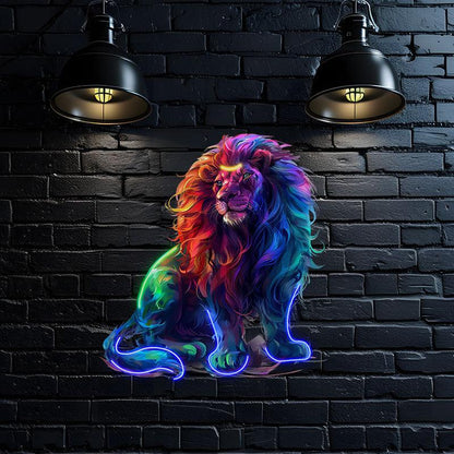 Leo Neon signs Light - Bold LED Zodiac Sign Decor for Home, Perfect Gift for Leo Enthusiasts, Fierce Wall Art