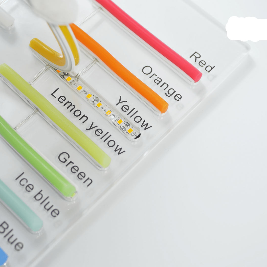1Pc Color Board 16 Colors 220mm 12V White Red Hot Pink Ice Blue Purple Lemon Yellow Green Blue Color Card