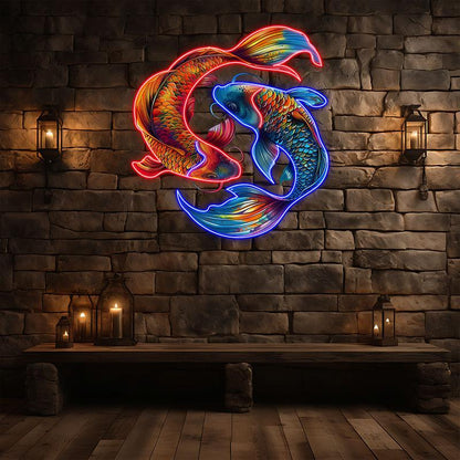 Pisces Neon signs Light - Enchanting LED Zodiac Sign Decor for Home, Perfect Gift for Pisces Lovers, Dreamy Wall Art