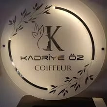 Custom LED Backlit Business Sign – Personalized Illuminated Logo Sign for Storefront, Office, Salon, Bar, Boutique, Wall Decor | Acrylic 3D Letter Light Sign for Branding & Advertising