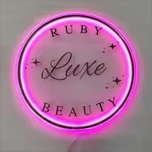 Custom Backlit LED Business Sign – Personalized Illuminated Wall Sign for Storefront, Office, Salon, Café, or Retail Shop – Acrylic Lighted Logo Sign for Indoor Branding and Advertising