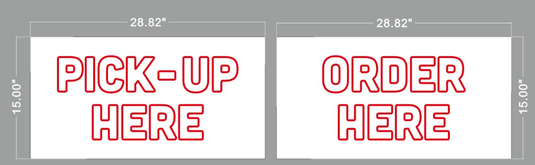 red neon sign, white backboard, ship together
