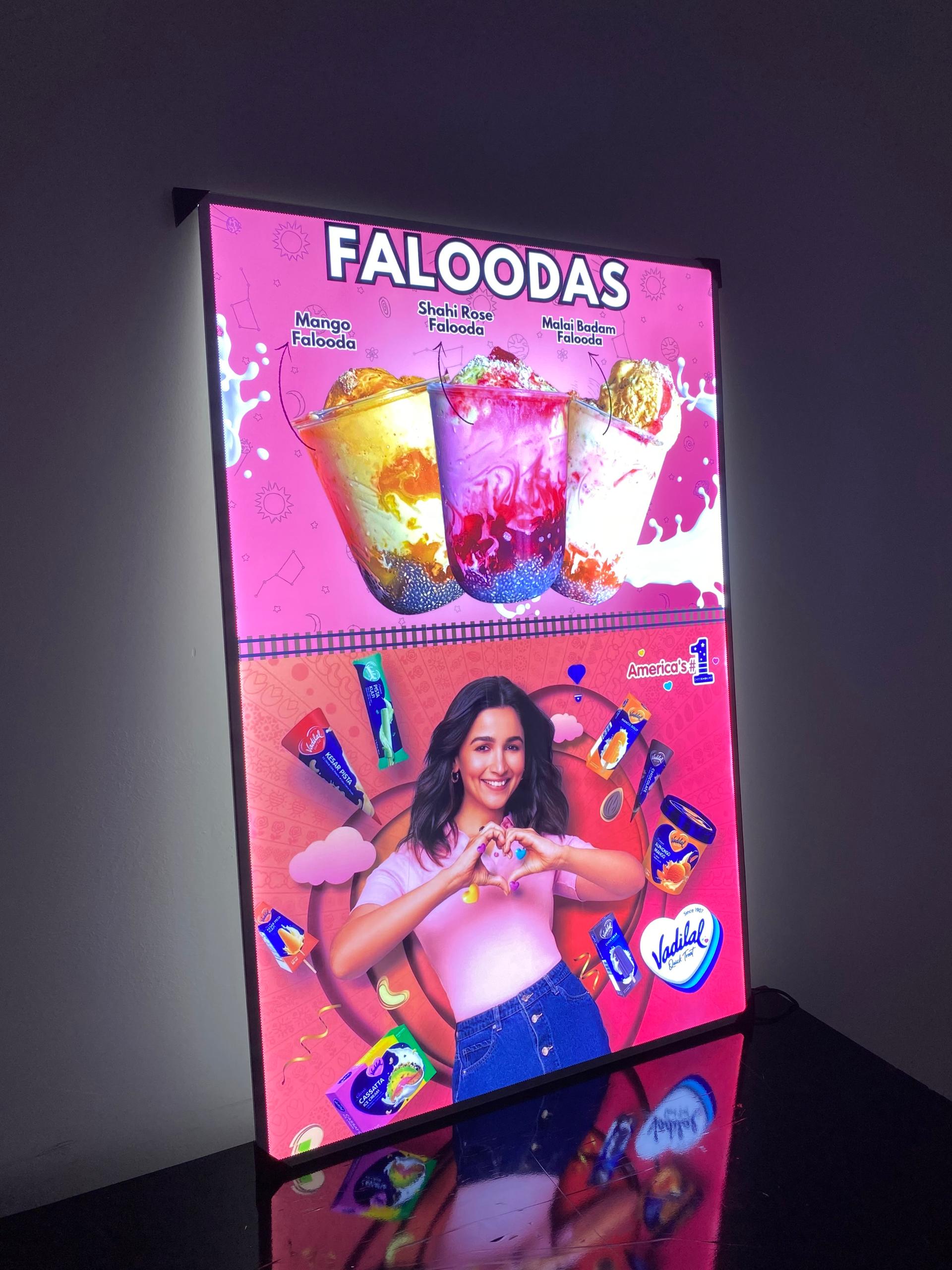 Custom LED aluminum light box