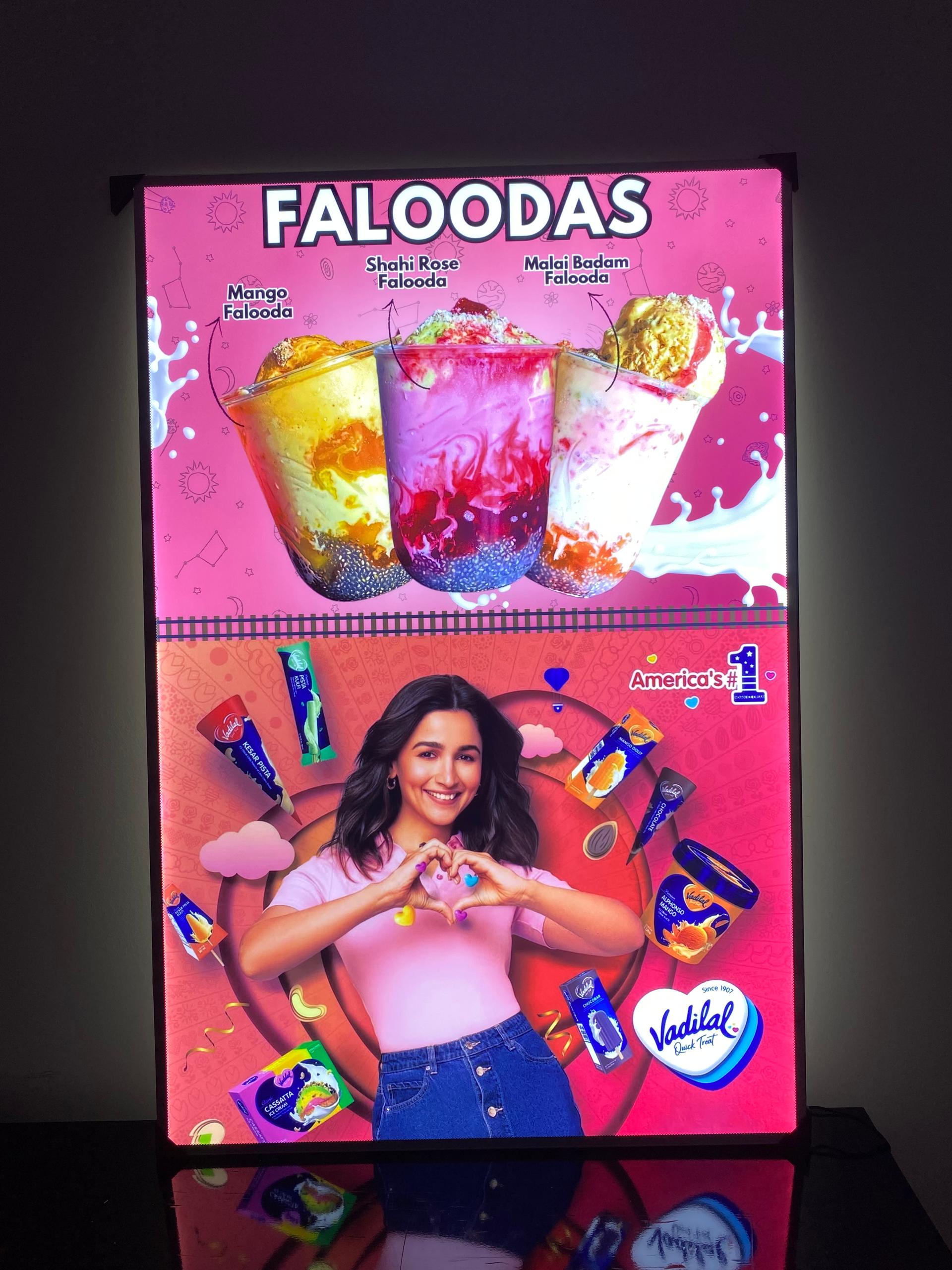 Custom LED aluminum light box