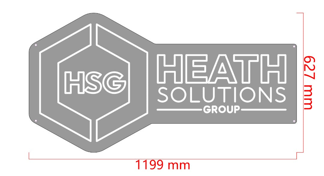 RGB neon sign HSG