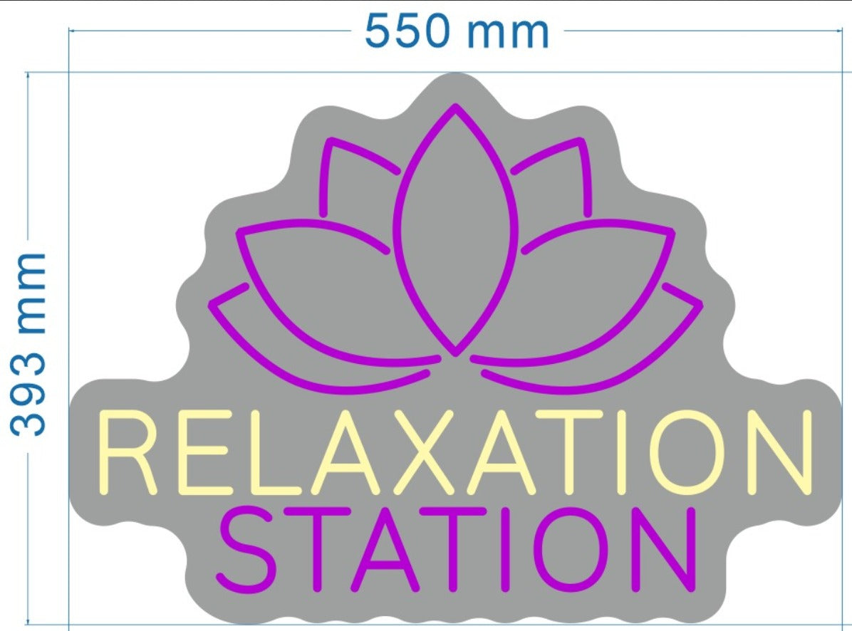 STATION NEON SIGN