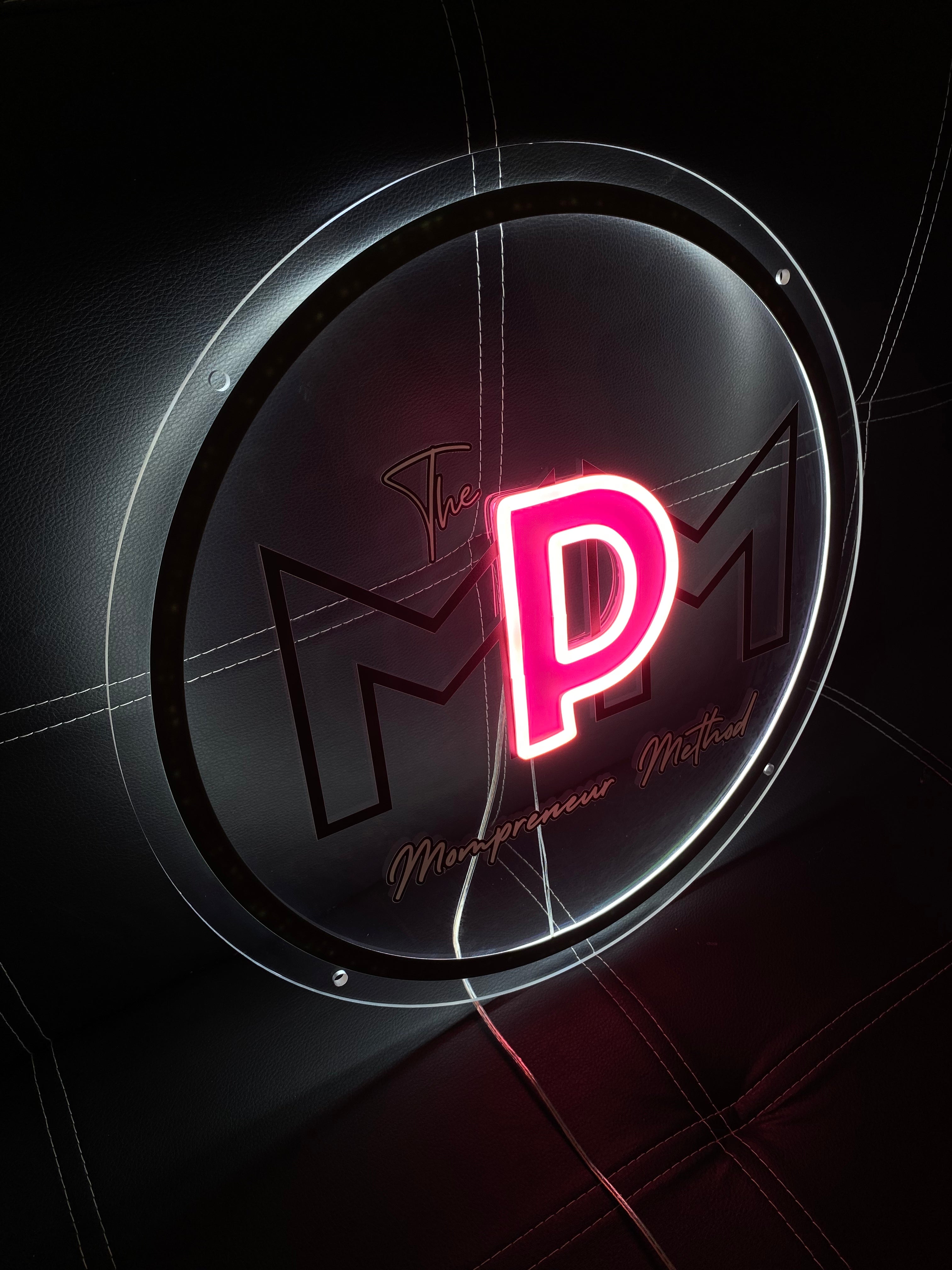 Custom LED Backlit Logo Sign – Personalized Business Neon Sign for Branding, Storefront, Office, Salon, Boutique, Wall Decor | Illuminated Acrylic Light Sign with 3D Letters